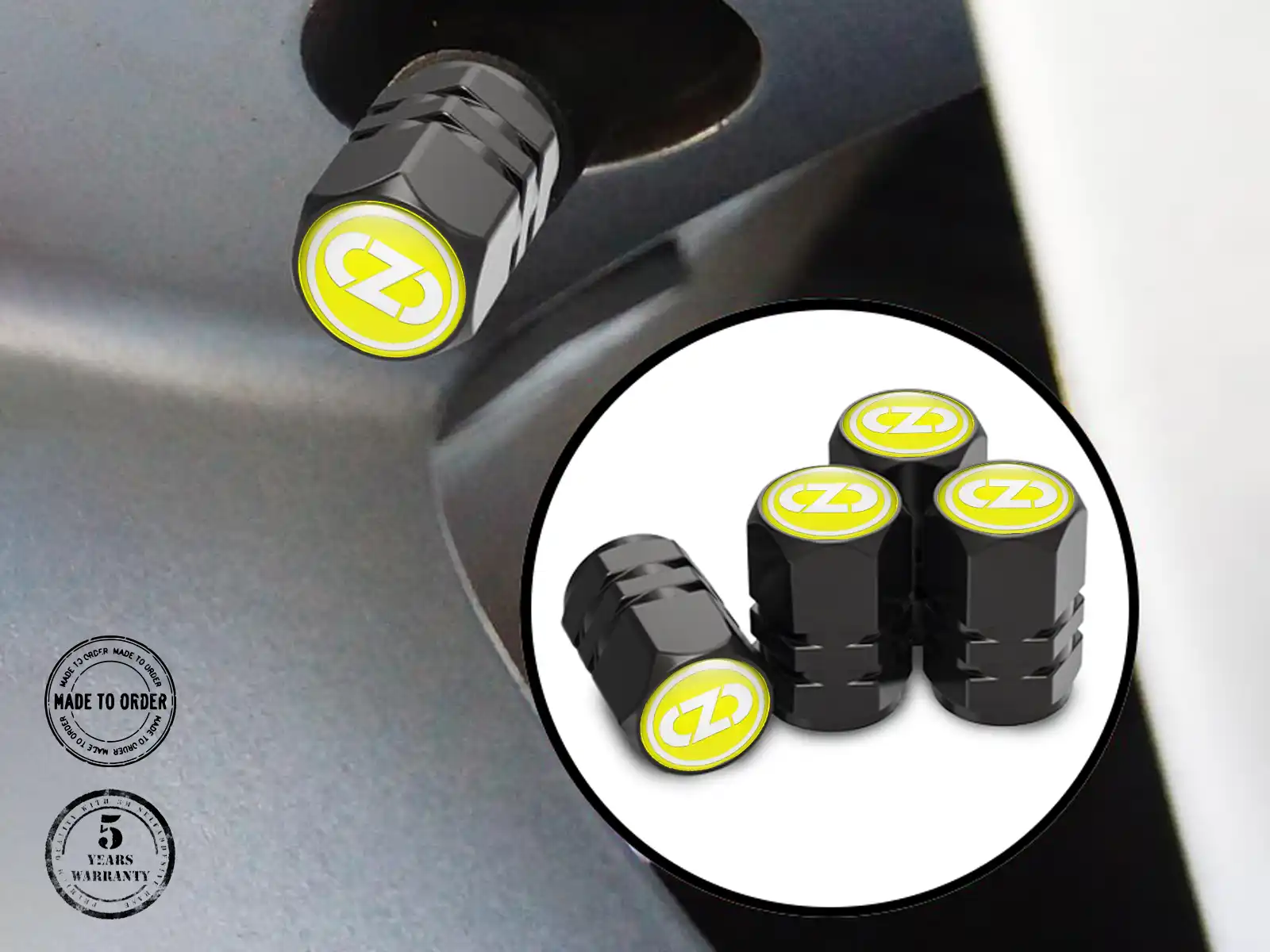 OZ Bouchons Valve Voitures Finition Brillante